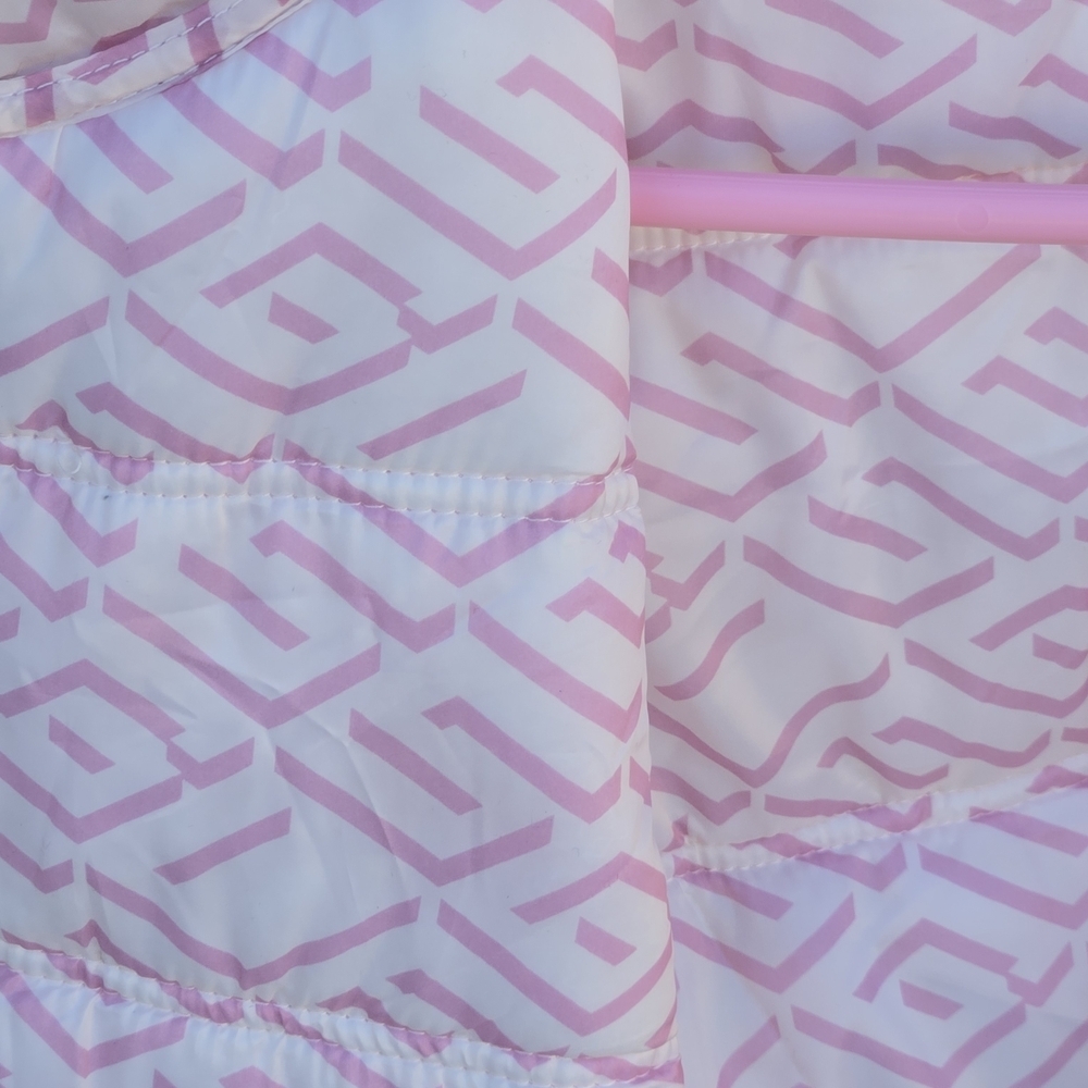 Guess Janis Reversible Jacket Light Pink Size Medium Low Key Pink - Picture 4 of 9
